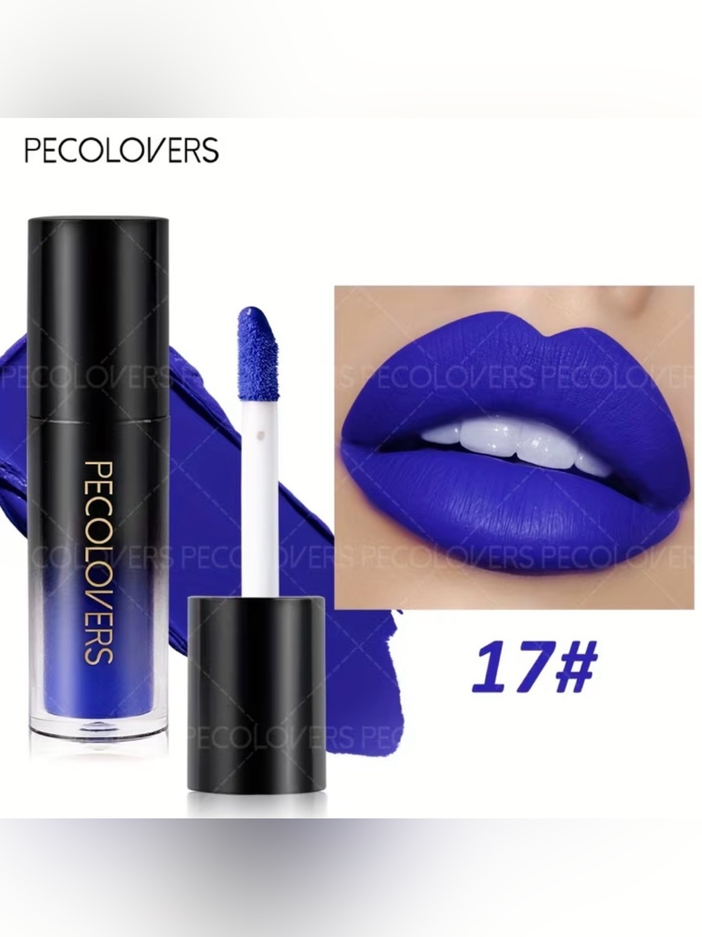 Matte Liquid Lipstick — Intense Royal Blue (17#)